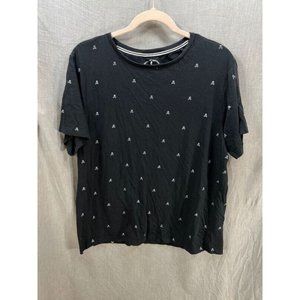 Cactus‎ Man Skull Shirt Boys Large Black Short Sleeve Pullover Kids Youth